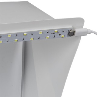 Πτυσσόμενο Φωτογραφικό Studio Box 40x40x40 cm Λευκό HT2070 BeMix