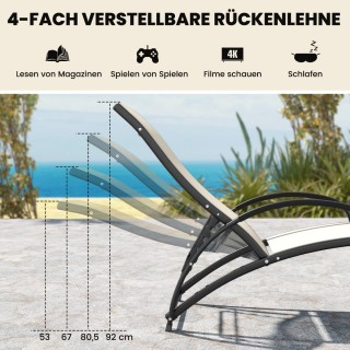 Costway Πολυλειτουργική Καρέκλα 2-σε-1: Κουνιστή & Ξαπλώστρα με Ρυ... Costway Πολυλειτουργική Καρέκλα 2-σε-1: Κουνιστή & Ξαπλώστρα με Ρυ...