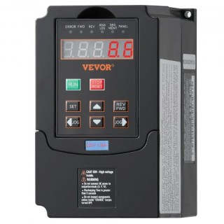 VEVOR VFD 2HP, 1.5KW, 7.5A 220V Είσοδος 1/3 Φάσης σε 3 Φάσεις 0-400... VEVOR VFD 2HP, 1.5KW, 7.5A 220V Είσοδος 1/3 Φάσης σε 3 Φάσεις 0-400...