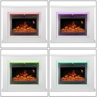 Ηλεκτρικό Τζάκι / Θερμαντήρας 2000 W 100 x 27.5 x 82.5cm Λευκό 028... Ηλεκτρικό Τζάκι / Θερμαντήρας 2000 W 100 x 27.5 x 82.5cm Λευκό 028...