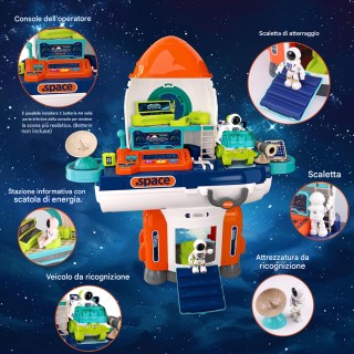 BAKAJI Σετ Παιχνιδιού Διαστημικός Σταθμός Razzo με Αποσυναρμολογούμ... BAKAJI Σετ Παιχνιδιού Διαστημικός Σταθμός Razzo με Αποσυναρμολογούμ...