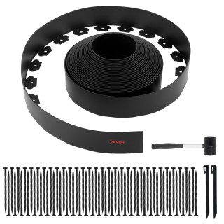 VEVOR Πλαστικό Περίφραξη Κήπου 66ft x 4in με Αξεσουάρ SLPZ66FT4INCG... VEVOR Πλαστικό Περίφραξη Κήπου 66ft x 4in με Αξεσουάρ SLPZ66FT4INCG...