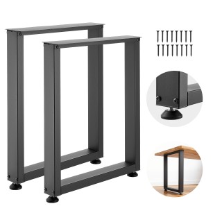 VEVOR Σετ 2 Τετράγωνα Ατσάλινα Πόδια Τραπεζιού 750 x 600 mm, Μαύρα,... VEVOR Σετ 2 Τετράγωνα Ατσάλινα Πόδια Τραπεζιού 750 x 600 mm, Μαύρα,...