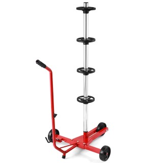 BAKAJI Δέντρο Στήριξης Ελαστικών από Σίδερο με Καρότσι Ρόδες Εξοικ... BAKAJI Δέντρο Στήριξης Ελαστικών από Σίδερο με Καρότσι Ρόδες Εξοικ...