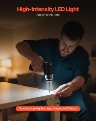 VEVOR Ασύρματο Ηλεκτρικό Κατσαβίδι με 32 Μύτες και LED Φωτισμό DDLS... VEVOR Ασύρματο Ηλεκτρικό Κατσαβίδι με 32 Μύτες και LED Φωτισμό DDLS...