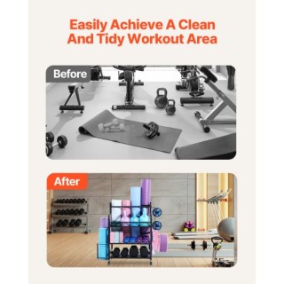 Οργανωτής Εξοπλισμού Γυμναστικής για Στρώματα Γιόγκα , Βαράκια  103...