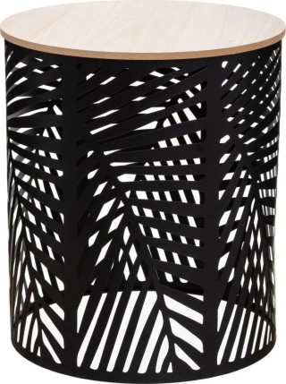 Atmosphera Σετ 2 Τραπεζιών Καφέ Black Leaves 157205A Atmosphera Σετ 2 Τραπεζιών Καφέ Black Leaves 157205A