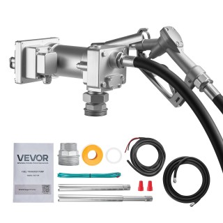 VEVOR Αντλία Μεταφοράς Καυσίμου 12V DC 57 L/min, Κιτ Μεταφοράς Dies...