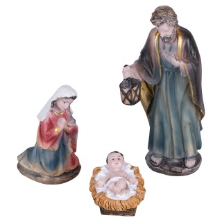 Galileo Σετ 3 Τεμαχίων Φάτνη από Πολυρεζίνη Ύψους 15 εκ, Santas Hou...