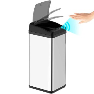 BAKAJI Αυτόματος Κάδος Απορριμμάτων με Αισθητήρα 58Lt Κουζίνας Ανοξ... BAKAJI Αυτόματος Κάδος Απορριμμάτων με Αισθητήρα 58Lt Κουζίνας Ανοξ...