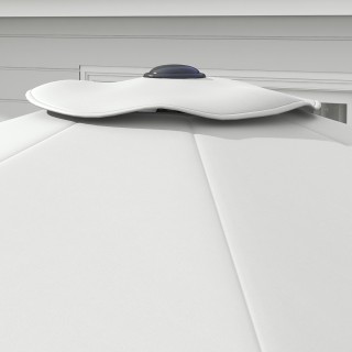 Outsunny Κάλυμμα για Ομπρέλα Ø295 cm από Πολυεστέρα Λευκό Ανθεκτικό...