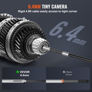 Ενδοσκόπιο VEVOR 180° 5 8X Zoom 6.4mm  ZXKQXNKJ15MDNH82SV9