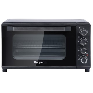 Kooper Ηλεκτρικός φούρνος με αερόθερμο 55 L, σκληρυμένο γυαλί, 3 πρ...