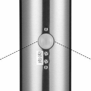 BAKAJI Μοντέρνος Φωτιστικός Πάσσαλος Κήπου με Αισθητήρα Κίνησης 028...