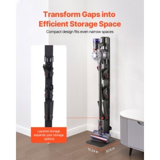 VEVOR Βάση Στήριξης Σκούπας Dyson Μαύρη XCQZJDSLSKB6OAVW1V0