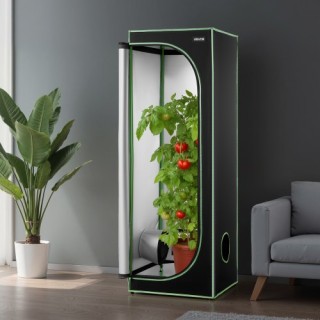 VEVOR Εσωτερική Σκηνή Καλλιέργειας 60 x 60 x 180 εκ., 600D Ανακλαστ...