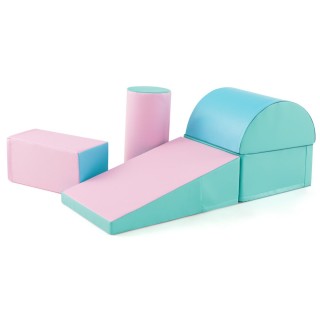 Costway Πενταμελής Σετ Γιγαντιαίων Αφρώδους Οικοδομικών Πλίνθων για...