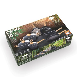 Galileo Σετ 10 τεμαχίων με εσωτερική επίστρωση αντικολλητικής κεραμ...