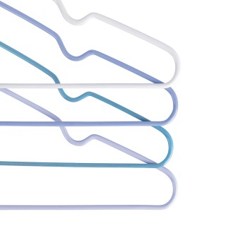 Galileo Σετ 8 μεταλλικές κρεμάστρες με πλαστικοποιημένη επένδυση So...