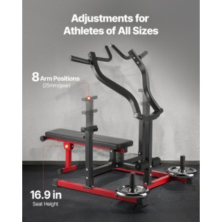 VEVOR Πολυμορφικός Πάγκος Γυμναστικής με Μηχάνημα Πιέσεων Στήθους 4...