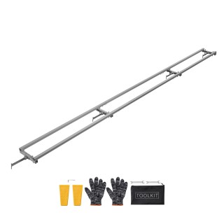 VEVOR Ρυθμιζόμενος Οδηγός Σιδηροτροχιάς Αλυσοπρίονου 3.66 m με 4 Δι... VEVOR Ρυθμιζόμενος Οδηγός Σιδηροτροχιάς Αλυσοπρίονου 3.66 m με 4 Δι...