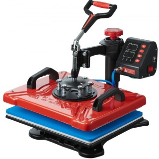 VEVOR Πρέσα Θερμότητας 12x15 10 σε 1 για Μπλουζάκια, Κούπες & Καπέλ... VEVOR Πρέσα Θερμότητας 12x15 10 σε 1 για Μπλουζάκια, Κούπες & Καπέλ...