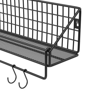 SONGMICS Σετ 2 τμχ Μεταλλικά Ράφια Τοίχου 30x12x13 cm & 40x12x13 cm... SONGMICS Σετ 2 τμχ Μεταλλικά Ράφια Τοίχου 30x12x13 cm & 40x12x13 cm...