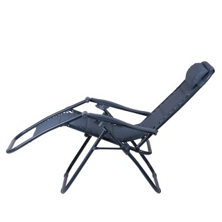 Galileo Πολυθρόνα μέγιστης χαλάρωσης σε μπλε χρώμα, με επενδυμένο κ...