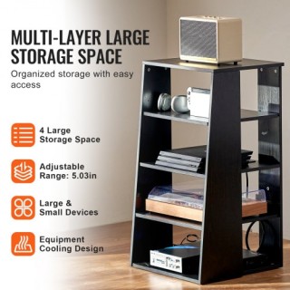 Ράφι Πολυμέσων 5 Επιπέδων VEVOR - Ρυθμιζόμενο Ύψος  YPSBFZJLDS5CIVW...