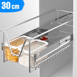 BAKAJI Τηλεσκοπικό Συρτάρι Κουζίνας 30cm Καλάθι Ράφι Συρόμενο Εξοι... BAKAJI Τηλεσκοπικό Συρτάρι Κουζίνας 30cm Καλάθι Ράφι Συρόμενο Εξοι...
