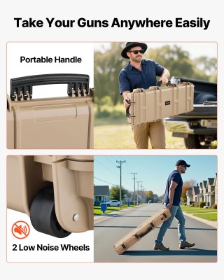 VEVOR Κιβώτιο Σκληρού Όπλου IP67 με Πρέσες και Πολλαπλές Κλειδώσεις... VEVOR Κιβώτιο Σκληρού Όπλου IP67 με Πρέσες και Πολλαπλές Κλειδώσεις...