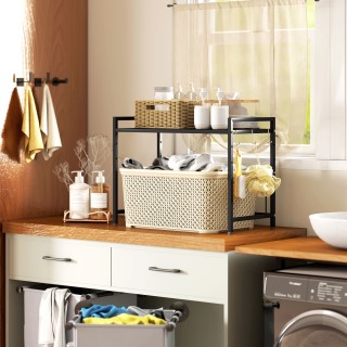 HOMCOM Επεκτάσιμος Μεταλλικός Φούρνος Μικροκυμάτων 2 Επιπέδων με 3 ... HOMCOM Επεκτάσιμος Μεταλλικός Φούρνος Μικροκυμάτων 2 Επιπέδων με 3 ...