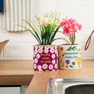 Villa DEste Σετ 4τμχ Τεχνητό φυτό σε κεραμικό βάζο More Amor 5922906 Villa DEste Σετ 4τμχ Τεχνητό φυτό σε κεραμικό βάζο More Amor 5922906