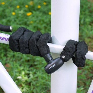 VEVOR Κλειδαριά Αλυσίδας Ποδηλάτου 1.8μ με Συνδυασμό και 4 Κλειδιά... VEVOR Κλειδαριά Αλυσίδας Ποδηλάτου 1.8μ με Συνδυασμό και 4 Κλειδιά...