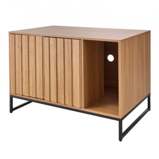 VEVOR Κρυφή Έπιπλο Κουτί Άμμου για Γάτες VEVOR, 80 cm, Σκρίνιο με Σ...