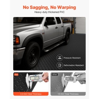 VEVOR Ρολό Δαπέδου Γκαράζ 2,28 x 6,1 μ, PVC Μαύρο Αντιολισθητικό Πρ... VEVOR Ρολό Δαπέδου Γκαράζ 2,28 x 6,1 μ, PVC Μαύρο Αντιολισθητικό Πρ...