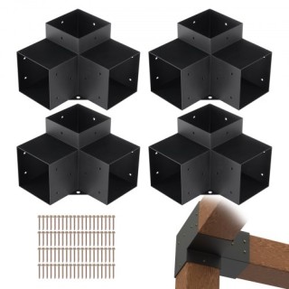 Σετ Βαρέων Βάσεων VEVOR 152x152mm για Πέργκολα, 4τμχ LPJJST4PCS6XO... Σετ Βαρέων Βάσεων VEVOR 152x152mm για Πέργκολα, 4τμχ LPJJST4PCS6XO...