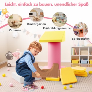 Costway Αφρώδες Σετ Αναρρίχησης για Μικρά Παιδιά με Μαλακά Στοιχεία...