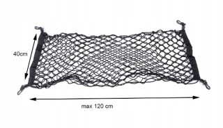 Δίχτυ πορτμπαγκάζ αυτοκινήτου 110x42 cm 5907451320976 VERK GROUP Δίχτυ πορτμπαγκάζ αυτοκινήτου 110x42 cm 5907451320976 VERK GROUP