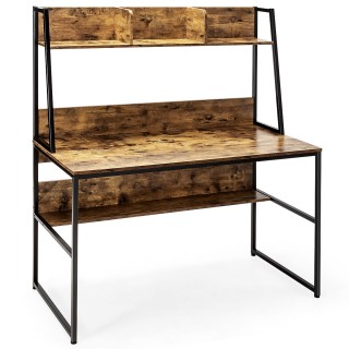 Costway Μοντέρνο Γραφείο Υπολογιστή με Ράφι Βιβλίων και Αποθηκευτι... Costway Μοντέρνο Γραφείο Υπολογιστή με Ράφι Βιβλίων και Αποθηκευτι...