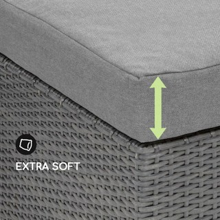 Shally Dogan Σετ Σαλόνι Καναπές από Πολυρατάν με Πουφ για Εξωτερικ... Shally Dogan Σετ Σαλόνι Καναπές από Πολυρατάν με Πουφ για Εξωτερικ...