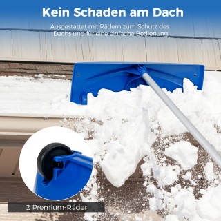 Costway Ρυθμιζόμενος Αποχιονιστής Οροφής με Αφαιρούμενες Ράβδους κα...
