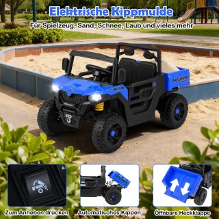 Costway Ηλεκτρικό Αυτοκίνητο Παιδιών με Ηλεκτρική Ανατροπή & Τηλεχε... Costway Ηλεκτρικό Αυτοκίνητο Παιδιών με Ηλεκτρική Ανατροπή & Τηλεχε...