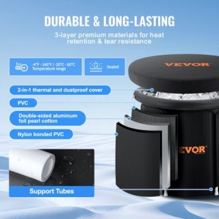 Φουσκωτή Μπανιέρα Παγοθεραπείας VEVOR για Αθλητές YCQHK7590000JA3MQV0 Φουσκωτή Μπανιέρα Παγοθεραπείας VEVOR για Αθλητές YCQHK7590000JA3MQV0
