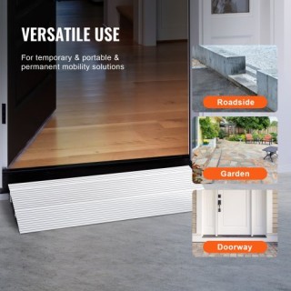 Ράμπα Πόρτας VEVOR, 2 Ύψος, 800 lbs Φορτίο, Αλουμινίου για Αμαξίδια... Ράμπα Πόρτας VEVOR, 2 Ύψος, 800 lbs Φορτίο, Αλουμινίου για Αμαξίδια...