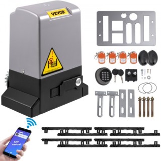 VEVOR Αυτόματο Άνοιγμα Συρόμενης Πύλης 1800 KG με 4 Τηλεχειριστήρι... VEVOR Αυτόματο Άνοιγμα Συρόμενης Πύλης 1800 KG με 4 Τηλεχειριστήρι...