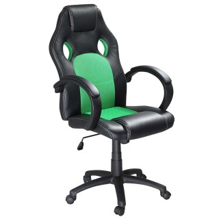 BAKAJI Καρέκλα Γραφείου Διευθυντική με Ρόδες Περιστρεφόμενη Αθλητικ... BAKAJI Καρέκλα Γραφείου Διευθυντική με Ρόδες Περιστρεφόμενη Αθλητικ...