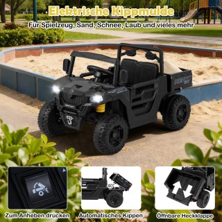 Costway Ηλεκτροκίνητο Παιδικό Αυτοκίνητο 12V με Ηλεκτρική Ανατρεπόμ...