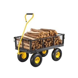 VEVOR Ατσάλινο Καρότσι Κήπου 500lb Αντοχή Βαρέως Τύπου με Ρόδες 10i... VEVOR Ατσάλινο Καρότσι Κήπου 500lb Αντοχή Βαρέως Τύπου με Ρόδες 10i...