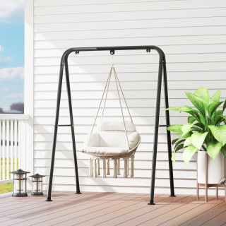 Outsunny Κρεμαστή Πολυθρόνα σε Στυλ Boho με Μαξιλάρι, από Ατσάλι, Β... Outsunny Κρεμαστή Πολυθρόνα σε Στυλ Boho με Μαξιλάρι, από Ατσάλι, Β...